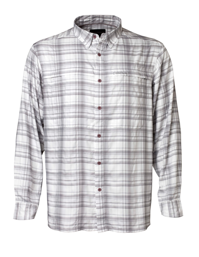 Chemise De Pêche Simms Homme XXL Gris – UPF 50+, Manches Longues, Neuve Sans Étiquettes