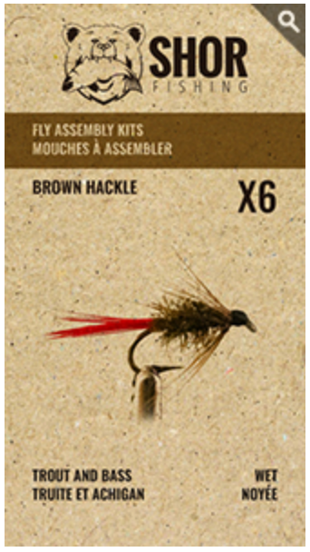 MOUCHE À ASSEMBLER (BROWN HACKEL)