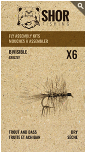 MOUCHE À ASSEMBLER (BIVISIBLE GRISE)
