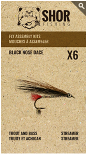 MOUCHE À ASSEMBLER (BLACK NOSE DACE)