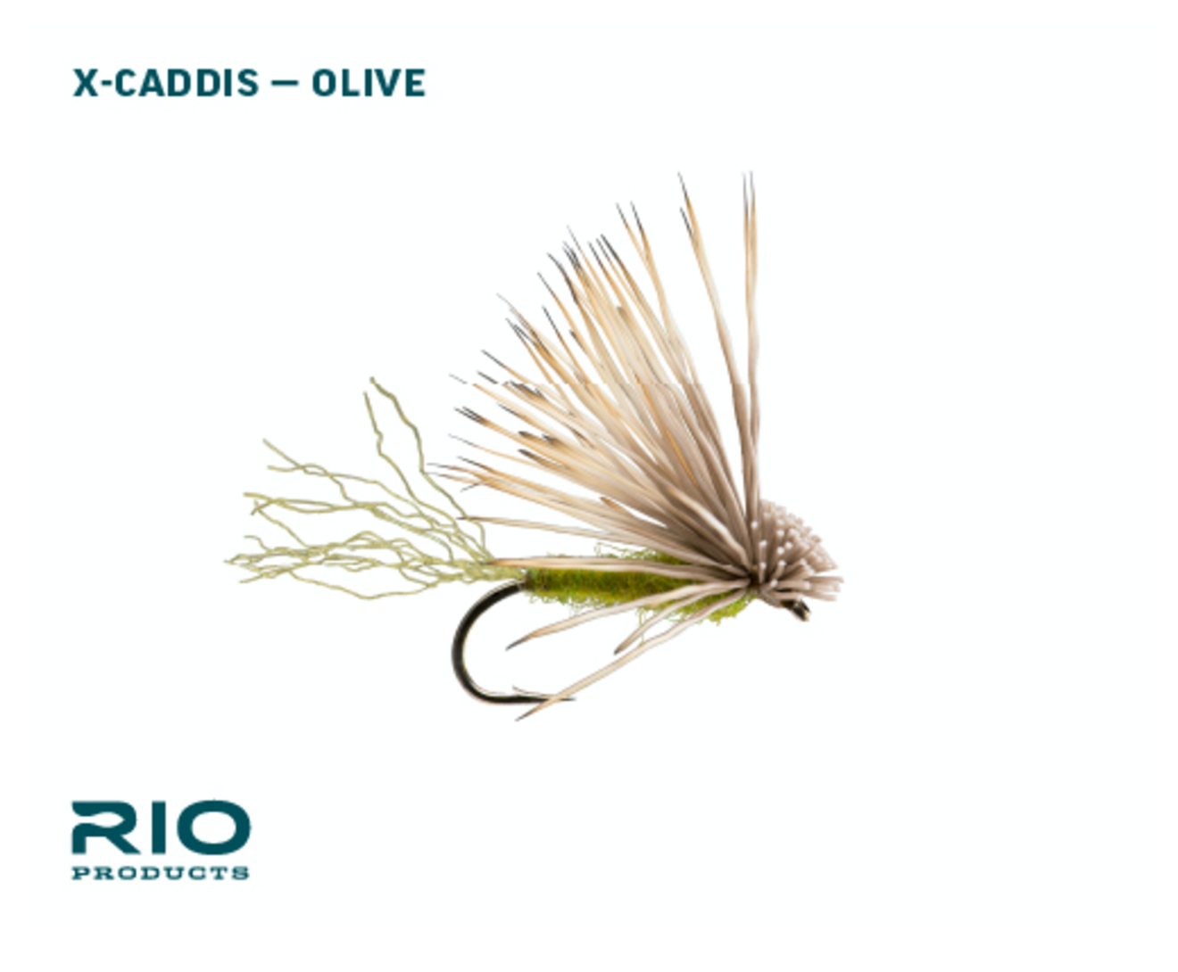 Assortiment de mouches caddis olive rio – Mouche Expert