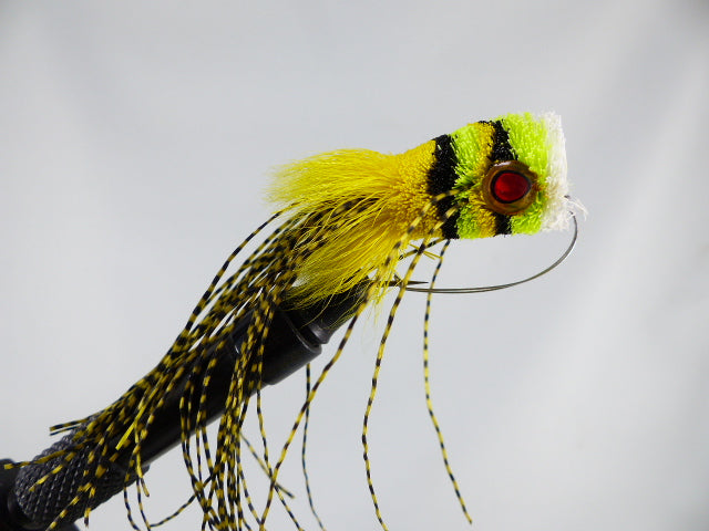 Mouche Pêche Brochet/bass – Souris Musaraigne Anti-herbes, Hameçon 4/6, Neuve