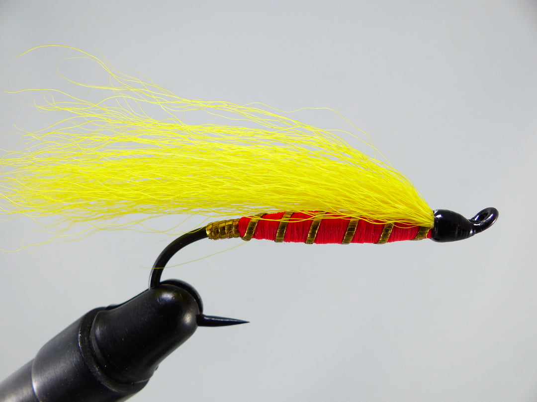 Mouche Saumon Vintage - Gut Eye Aigle Noir - Taille 3/0 - Inutilisée - UK