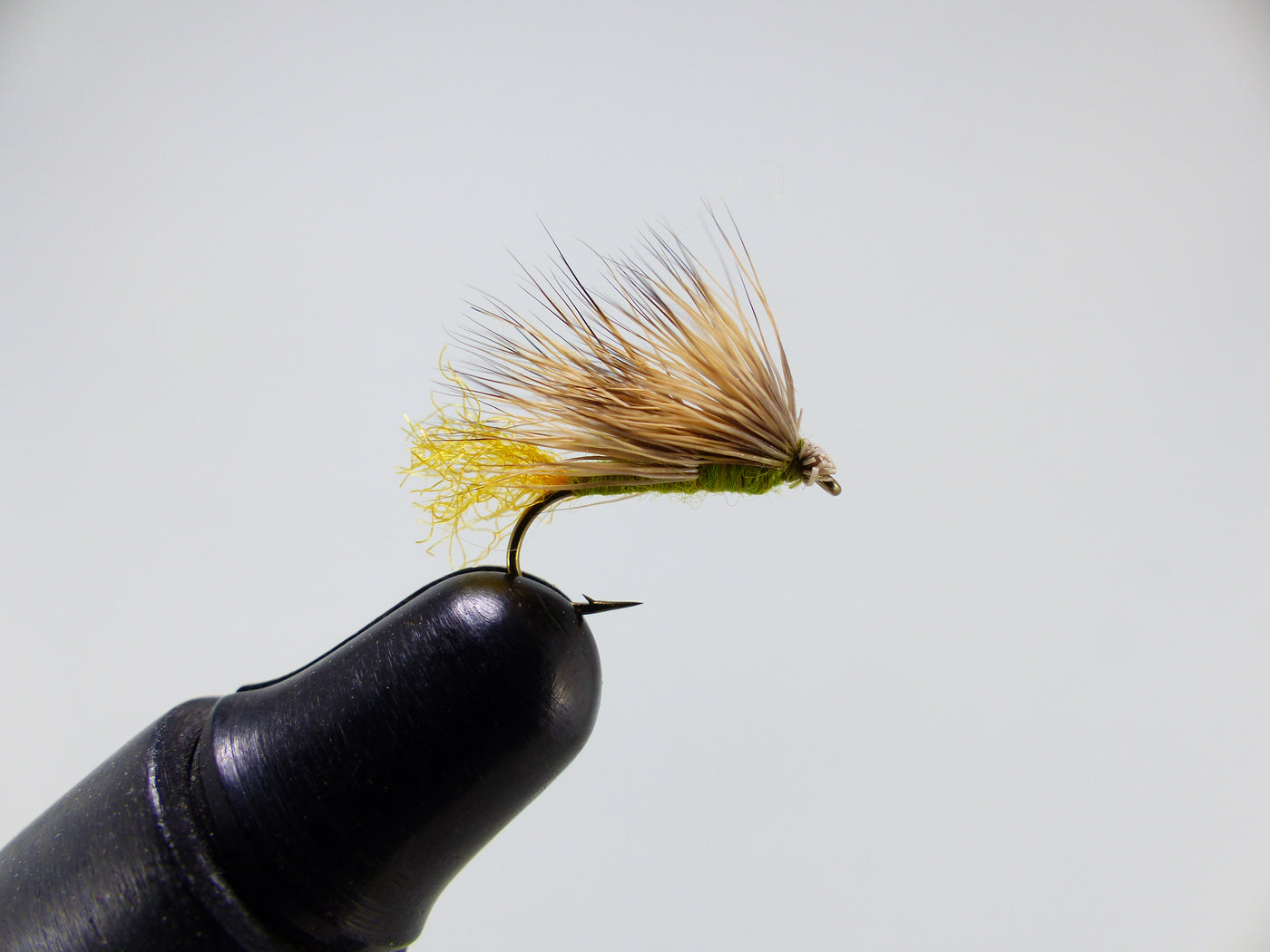 Galloup's Double Wing Caddis olive