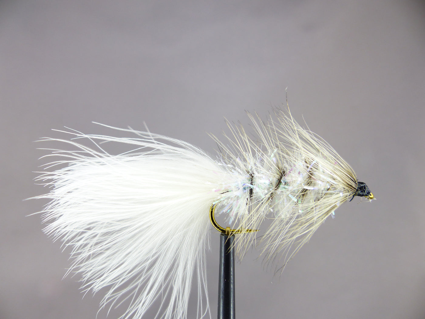 White Crystal Woolly Bugger