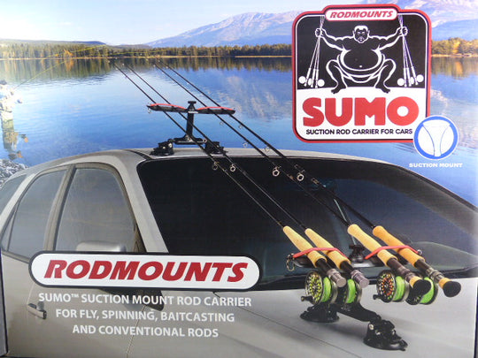 PLC Pêche à La Mouche - Support De Cannes à Pêche Pour Voiture Rodmounts Sumo Par Aimants