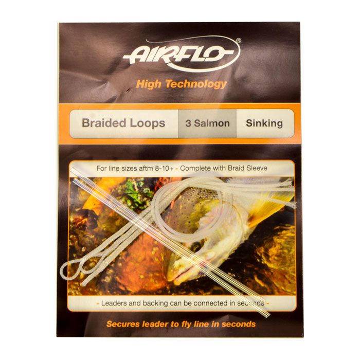 Airflo Ultra Braid Loops Salmon x3